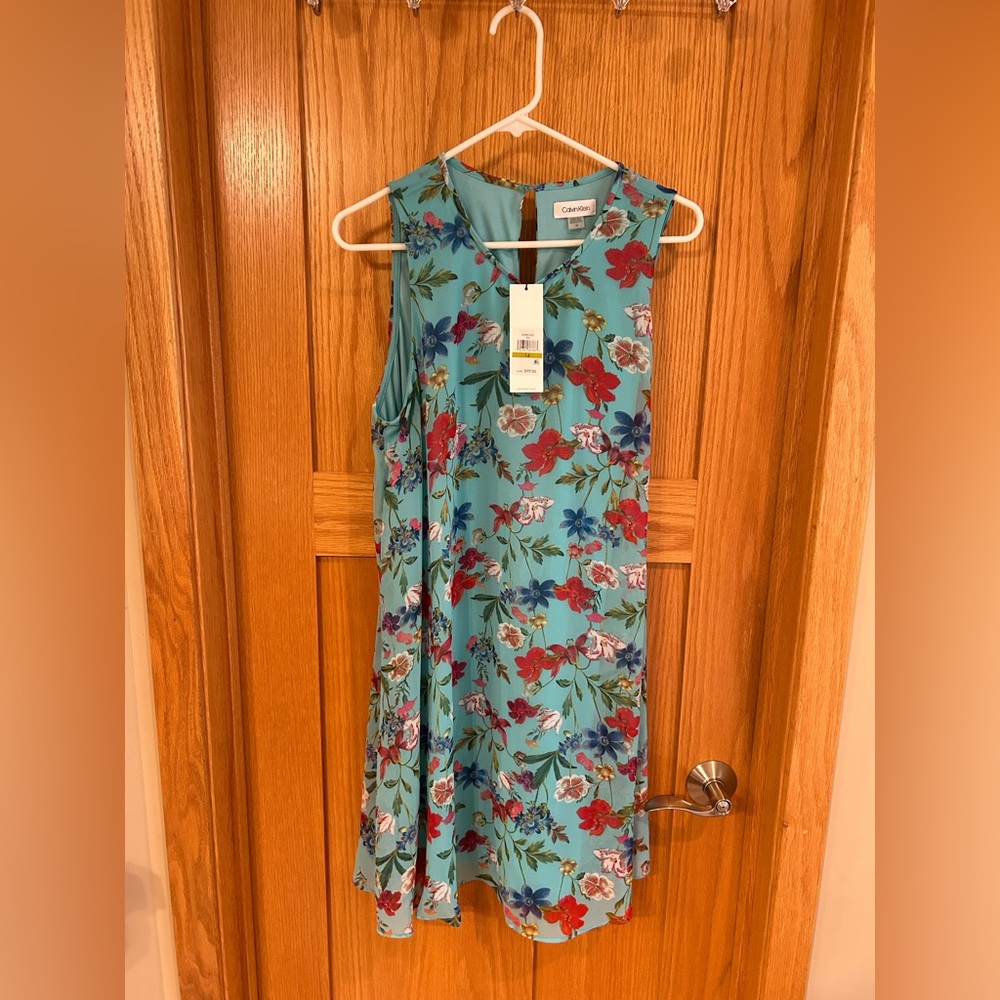 NWT Calvin Klein Floral Dress 14
